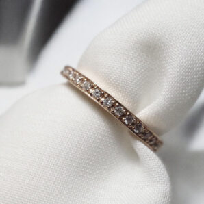 メモリアルリング MR08 地金：K18PG