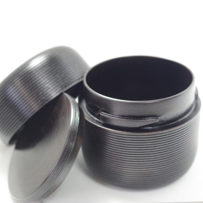 大容量手元供養骨壷　きなり