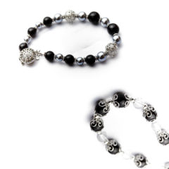 信楽焼に練り込む粉骨　専用炉で制作させて頂くブレスレット　まもり珠