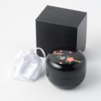 こころ 想桜 蒔絵・螺鈿の美しいミニ骨壷 総漆塗り