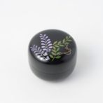 こころ藤花　蒔絵・螺鈿の美しいミニ骨壷　総漆塗り