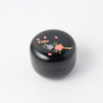 こころ 想桜 蒔絵・螺鈿の美しいミニ骨壷 総漆塗り