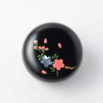 こころ 想桜 蒔絵・螺鈿の美しいミニ骨壷 総漆塗り