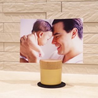 ミニ骨壷 ピクチュアリ シリンダ ゴールド Sottoシリーズ