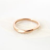 メモリアルリング MR02 地金：K18PG