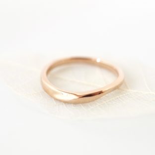 メモリアルリング MR02 地金：K18PG