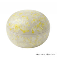 信楽焼　手元供養用ミニ骨壷　おもかげ　　銀杏　~icho~