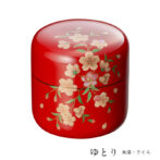 ミニ骨壷ゆとり,春秋流水,朱漆