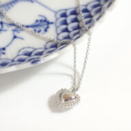 遺骨ペンダント ソウルジュエリー エタニティハート　SILVER(シルバー)×ジルコニア