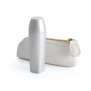 携帯型ミニ骨壷 【 アイ i　】 カラー：スノーホワイト　(ソウルプチポット・遺骨入れ・アッシュボトル)