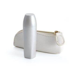 携帯型ミニ骨壷 【 アイ i　】 カラー：スノーホワイト　(ソウルプチポット・遺骨入れ・アッシュボトル)