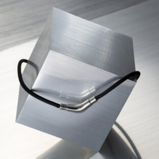 ソウルジュエリー×ファイテン 遺骨ペンダント【アルク】 紐長：50cm　紐幅4mm