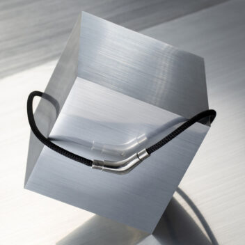 ソウルジュエリー×ファイテン 遺骨ペンダント【アルク】 紐長：50cm　紐幅4mm