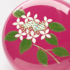 ミニ骨壷こころに紫陽花の蒔絵柄が追加になりました