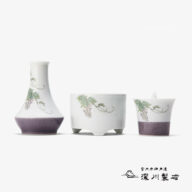 深川製磁製　三具足『柴藤』仏具３点セット
